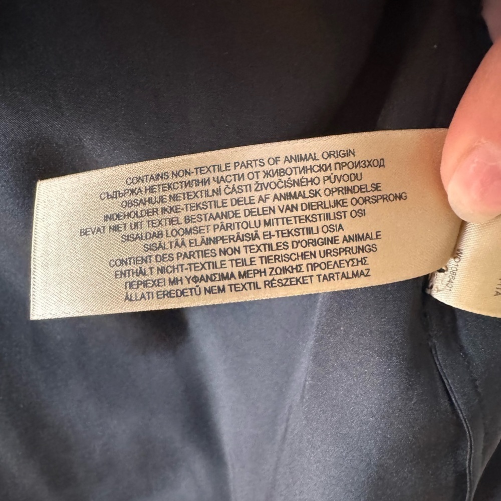 Burberry Black Silk Trent Regimental Jacket Size 6 - Picture 14 of 16